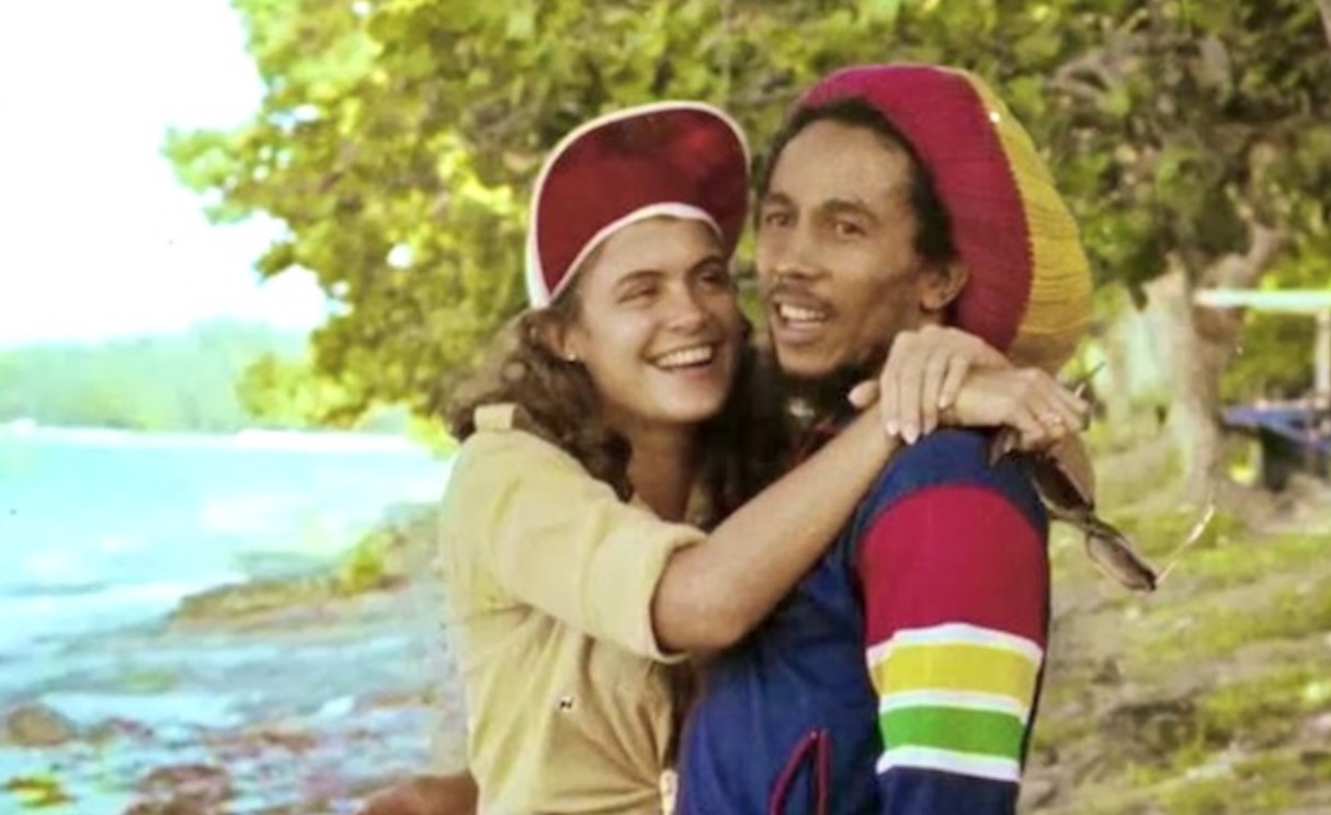 Bob Marley and Cindy Breakespeare